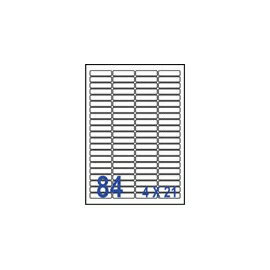 裕德 U4611電腦列印標籤84格46X11.11mm-100張入 / 包