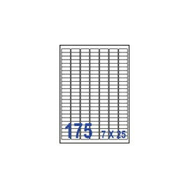 裕德 U1127 電腦列印標籤175格27X11mm-20張入 / 包