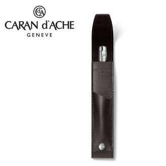 Caran d'Ache Haute Maroquinerie Ebony Leather Single Pen Holder 6201.059 - Image 3