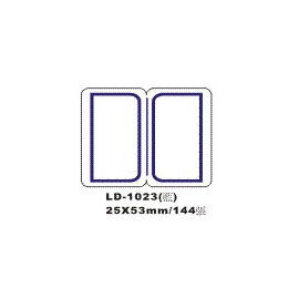 【龍德】 LD-1023(藍)自粘性標籤 25x30mm/包