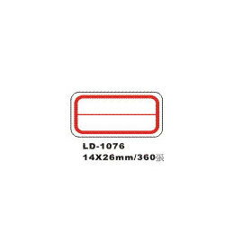 【龍德】 LD-1076自粘性標籤 14x26mm/包