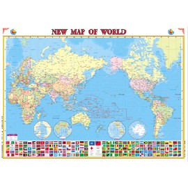金時代 世界地圖 THE WORLD MAP (英文版) /份 9789866970115【APP滿額下單10%點數(單一帳號最高1000點)】9/30止