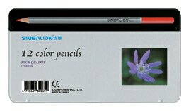 【雄獅】12色塗頭色鉛筆(新鐵盒) #C1200/8-紫
