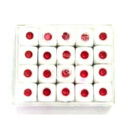 榮冠十八豆子1號骰子(20粒/盒)(台灣製)