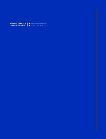 【美加美】文具紙品-NC A4資料簿(40頁)-藍AG2005/12本入