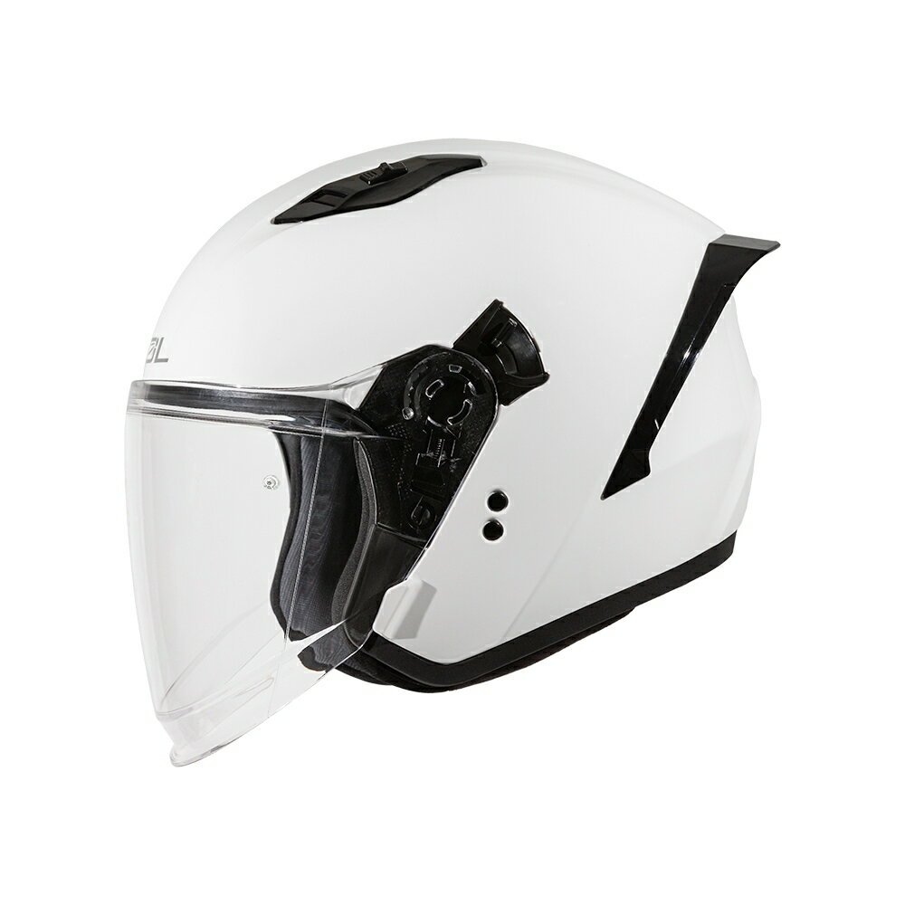 【SOL Helmets】SO-11P開放式安全帽 (素色_素白) ｜ SOL安全帽官方商城