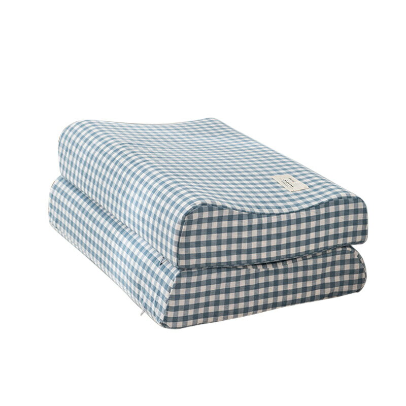 南極人一對裝乳膠枕套乳膠枕頭專用枕套60x40水洗棉純棉兒童50x30