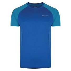 【【蘋果戶外】】『零碼出清』Dare2b DMT355 藍 男 英國進口名牌服飾 昂德邁彈短圓領排汗衣 MEN''S UNDERMINE TEE