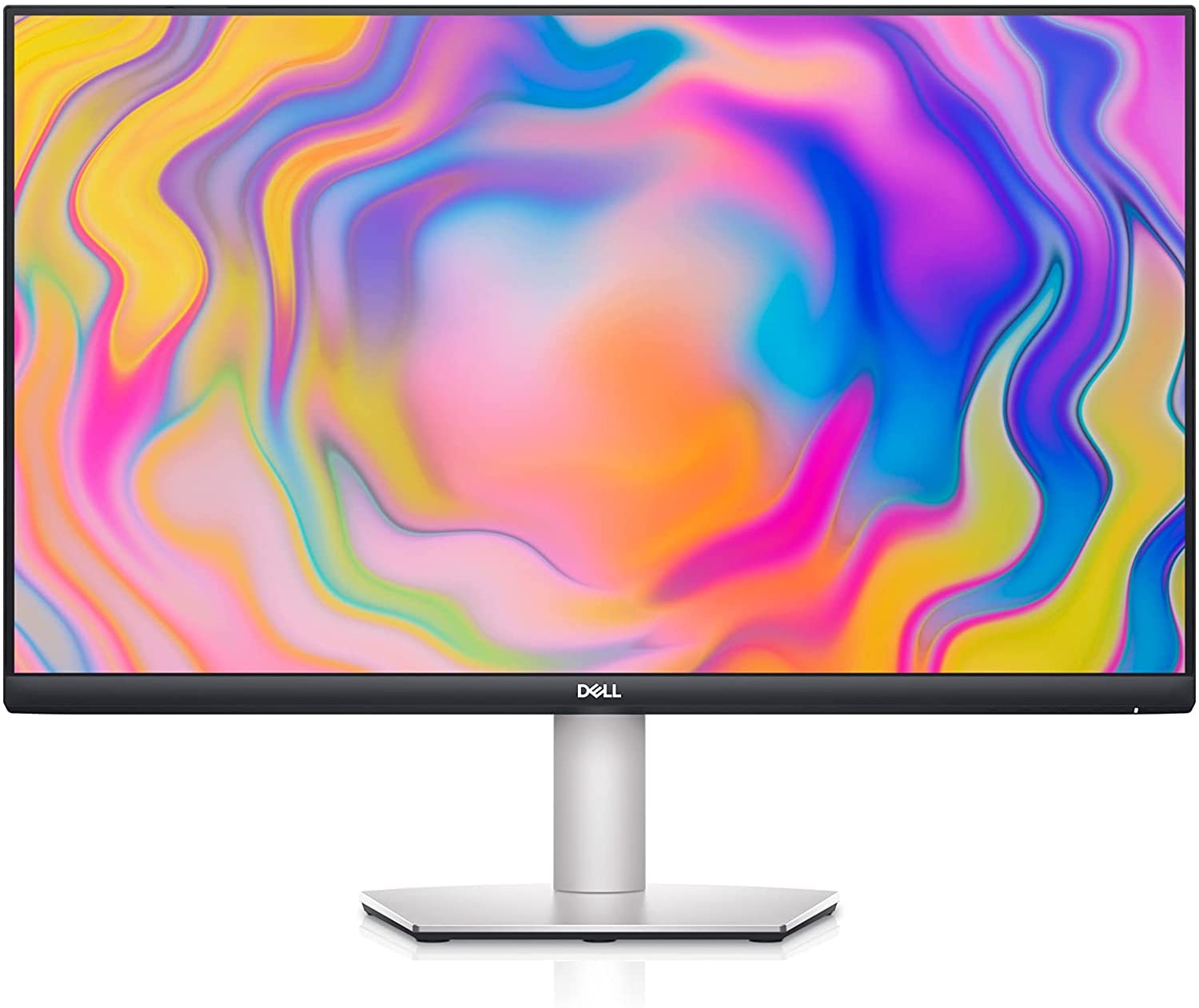 【折300+10%回饋】【美國代購】Dell S2722QC 27 英寸 4K UHD 3840 x 2160 60Hz 顯示器 內置雙 3W 揚聲器 10.7億色 鉑銀（最新型號）