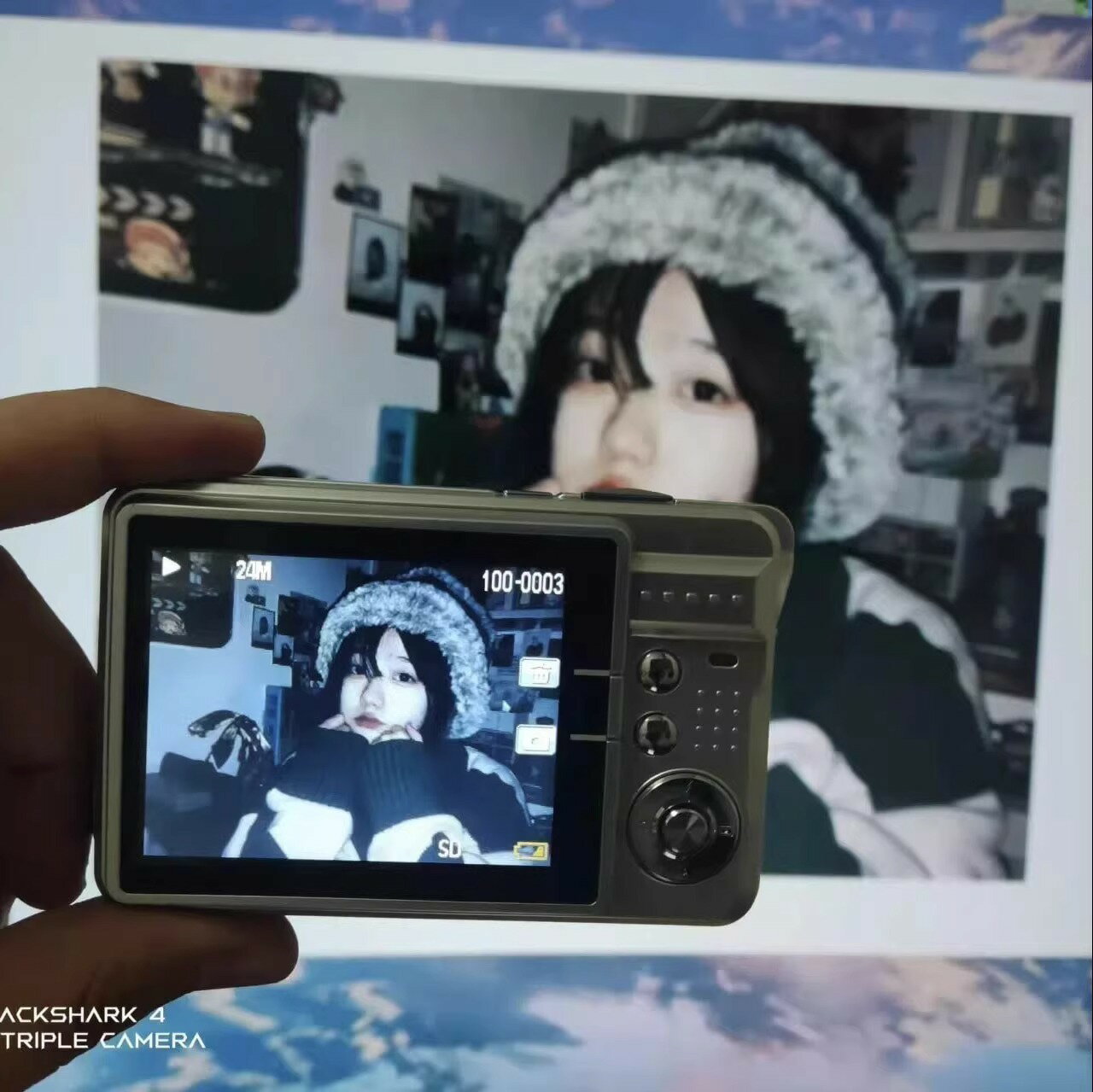 ccd數碼照相機學生高畫質旅遊入門復古隨身小型卡片相機vlog禮物女