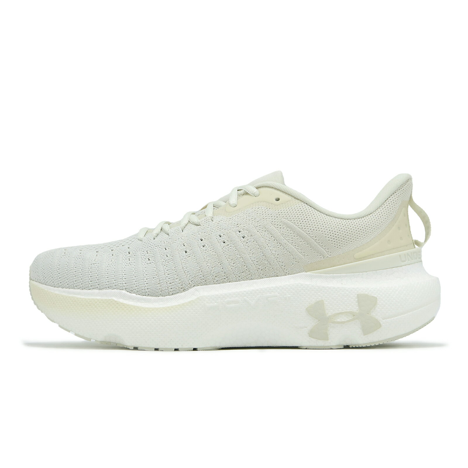 Under Armour UA 慢跑鞋 Infinite Elite 男鞋 米白 透氣 緩震 支撐 運動鞋 UA