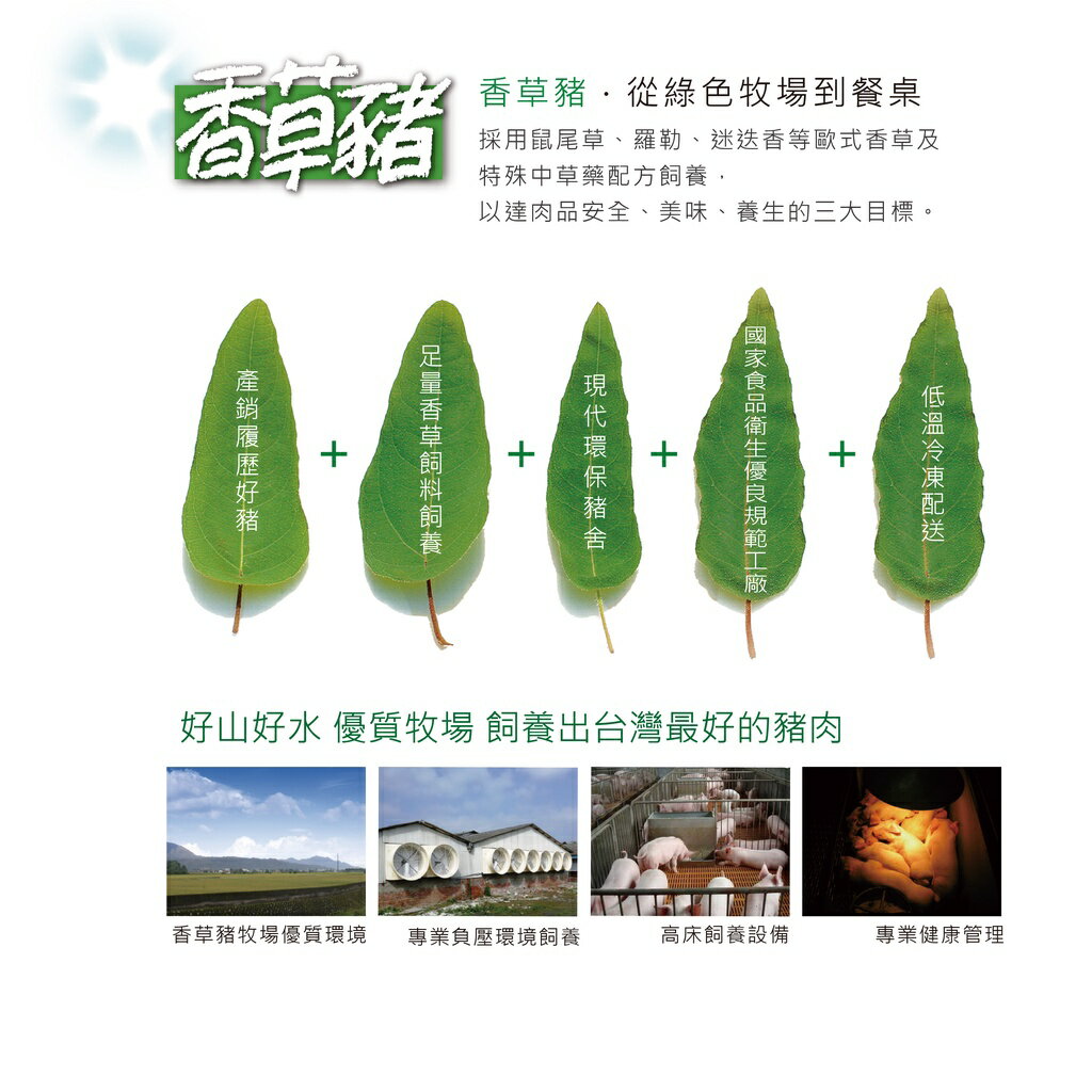 【香草豬】馬告鹹豬肉(潔淨配方) 250g 1
