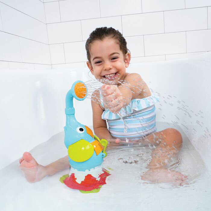以色列 Yookidoo 戲水玩具-馬戲團小象|洗澡玩具