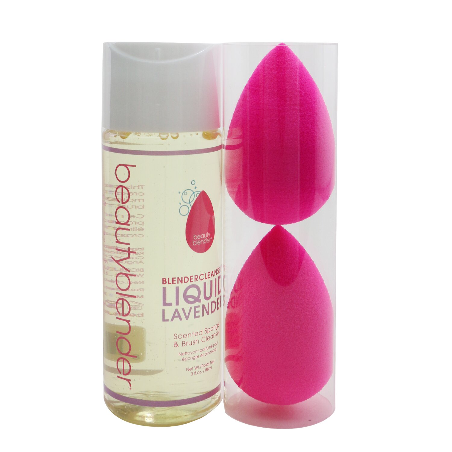 BeautyBlender - 原創粉色美妝蛋2只裝 + 清潔液
