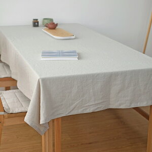 日式棉麻桌布清新文藝亞麻簡約中式布藝餐桌茶幾布家具電器蓋巾