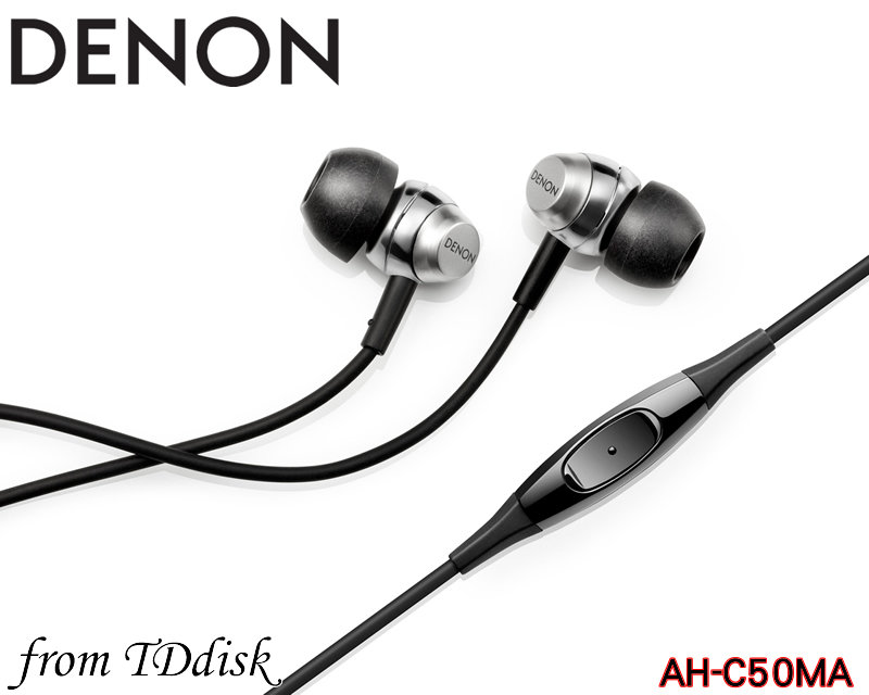 志達電子 AH-C50MA DENON AH-C50 耳道式耳機[公司貨] For Apple Android 門市開放試聽