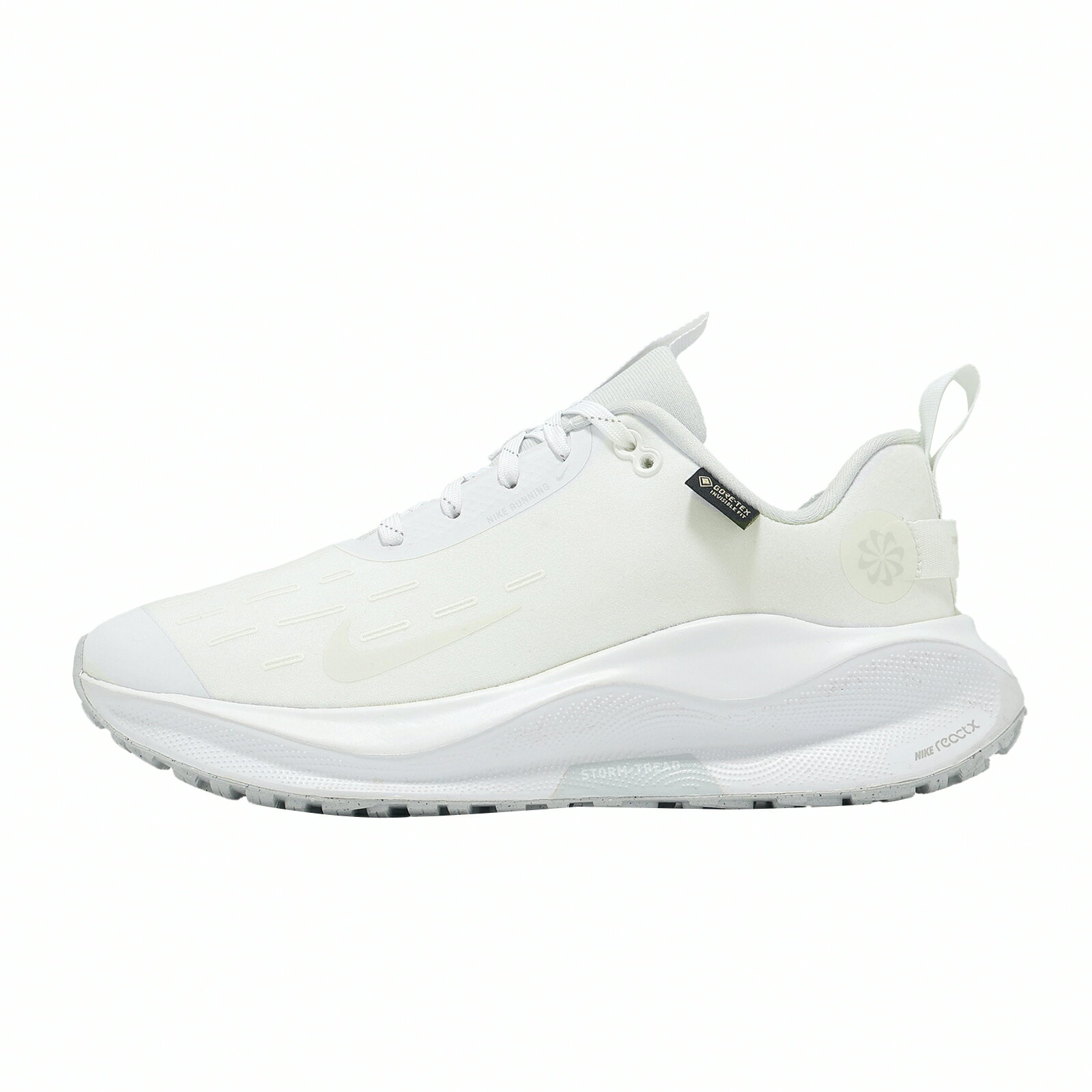 Nike 防水慢跑鞋 Wmns ReactX Infinity Run 4 GTX 女鞋 白 機能 運動鞋 HQ0264-101