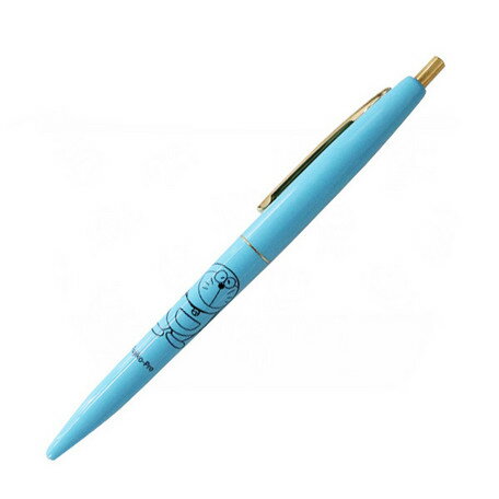 哆啦A夢 微笑 藍色 原子筆 文具 小叮噹 日貨 正版授權J00012617