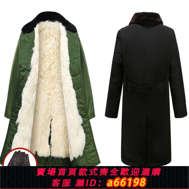 【臺灣公司 可開發票】羊皮軍棉大衣羊毛大衣羊皮毛一體冷庫防寒保暖冬季棉服男加厚長款