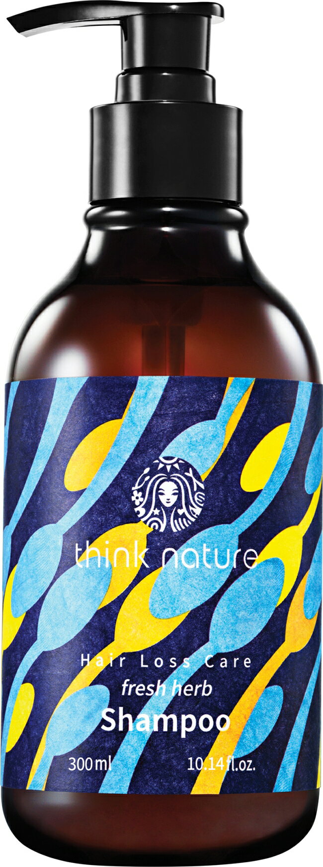 think nature 植萃精油健髮洗髮精-清新草本300ml