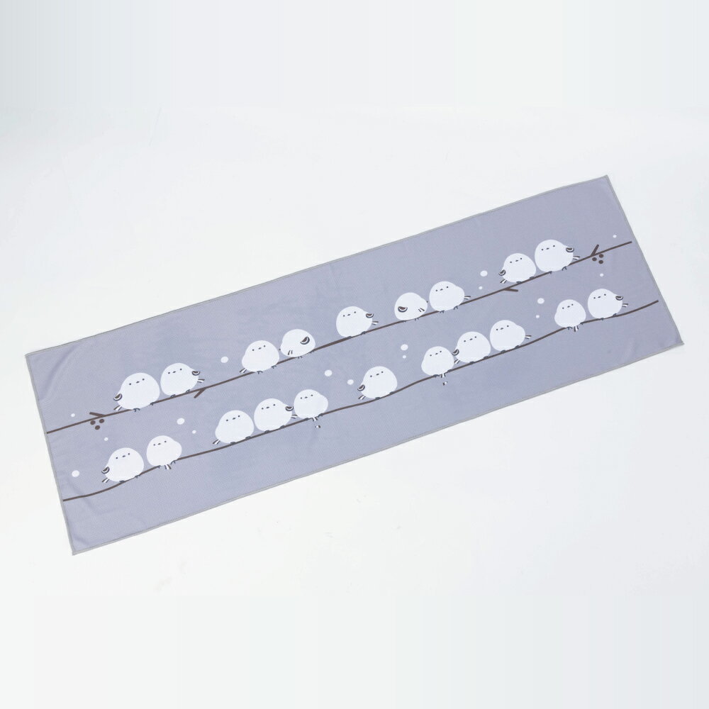 【DECO HOME商品】涼感巾 長尾山雀 GY SHIMAENAGA 30×90(DH) NITORI宜得利家居