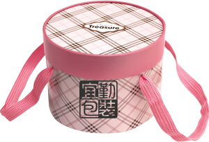【基本量】蘇格蘭圓筒盒21CM/粉紅/45個