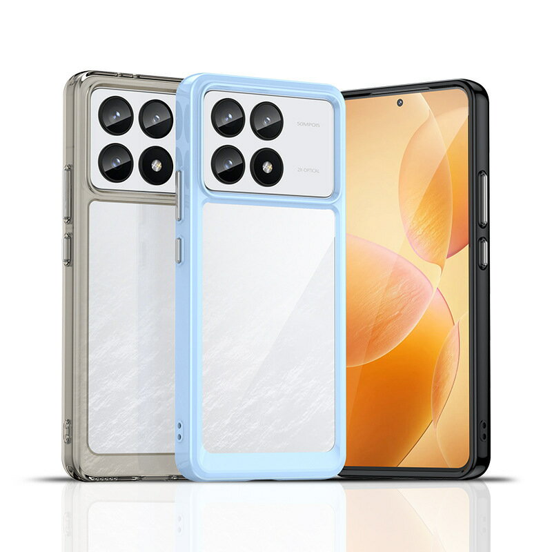 適用紅米redmi K70 Pro手機殼K70E透明亞克力太空防摔殼Ultra【尚宜家居】