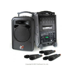 PA-9268NB UR Sound 75W 六頻道無線擴音機(PA-9260N升級款B)/UHF固定