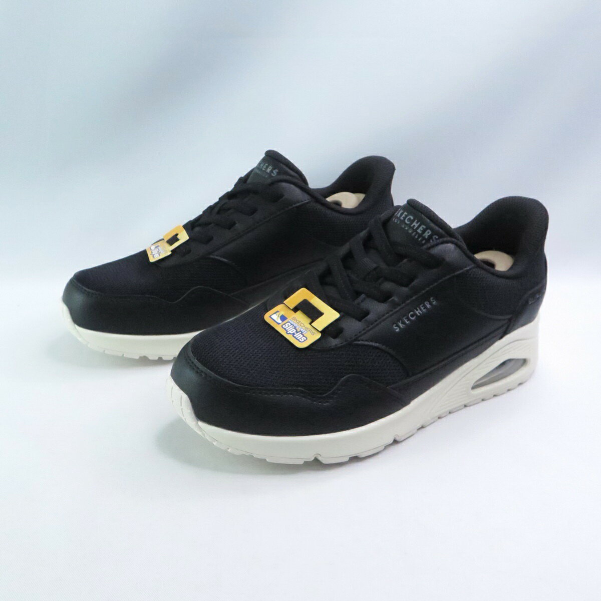 Skechers 177117WBLK 女 休閒鞋 UNO BANKSIA 瞬穿 寬楦 黑【iSport愛運動】