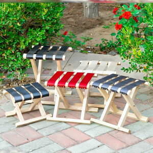 馬扎凳子結實實木便攜式折疊凳成人戶外軍工馬扎釣魚凳手提小板凳