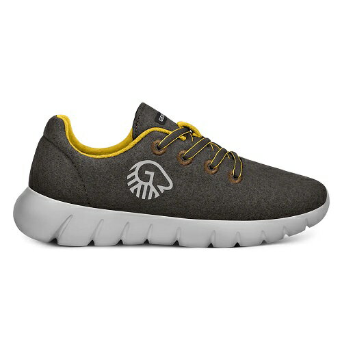 原裝進口 奧地利GIESSWEIN MERINO RUNNER 美麗諾羊毛休閒男鞋(男／黃邊深灰色)【奧地利精品】送禮推薦★APP下單點數4倍送