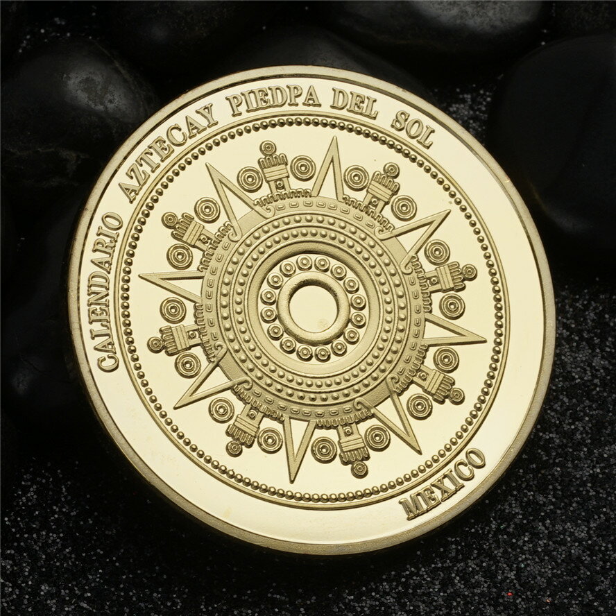 促銷瑪雅紀念幣金字塔日晷金幣外國美洲硬幣外幣金銀幣工藝品| 協貿國際日用品生活4館| 樂天市場Rakuten