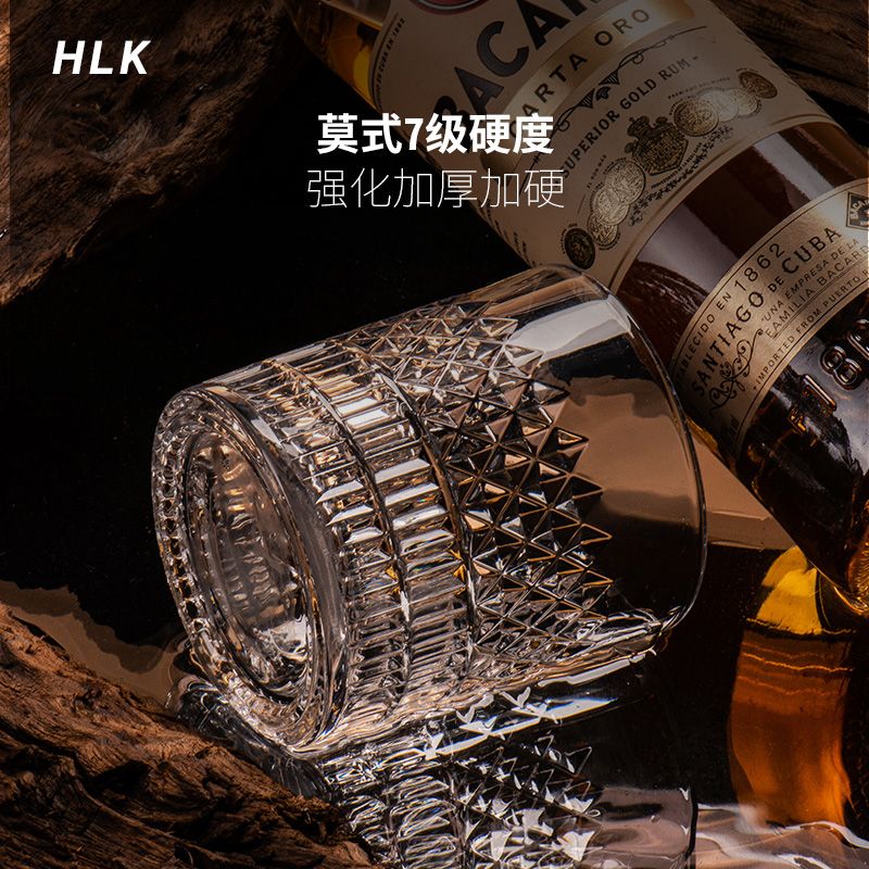 歐式威士忌酒杯套裝家用玻璃杯子高顏值啤酒杯網紅創意高檔洋酒杯 2