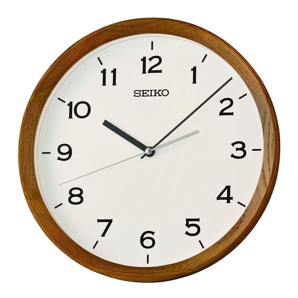 seiko SK037 精工鐘 (QXA853B) 北歐風木質時尚簡約掛鐘  29.8cm｜樂天全館特惠中★指定刷卡回饋10%