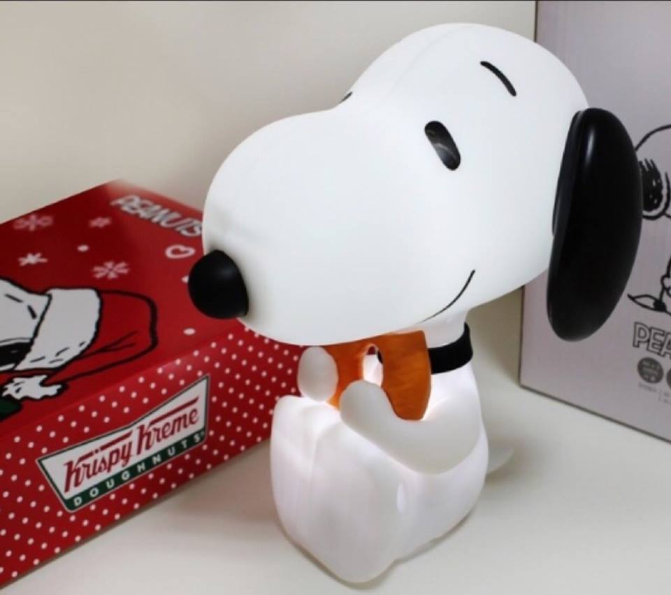 韓國最夯 Krispy Kreme X Snoopy_聯名款史努比夜燈