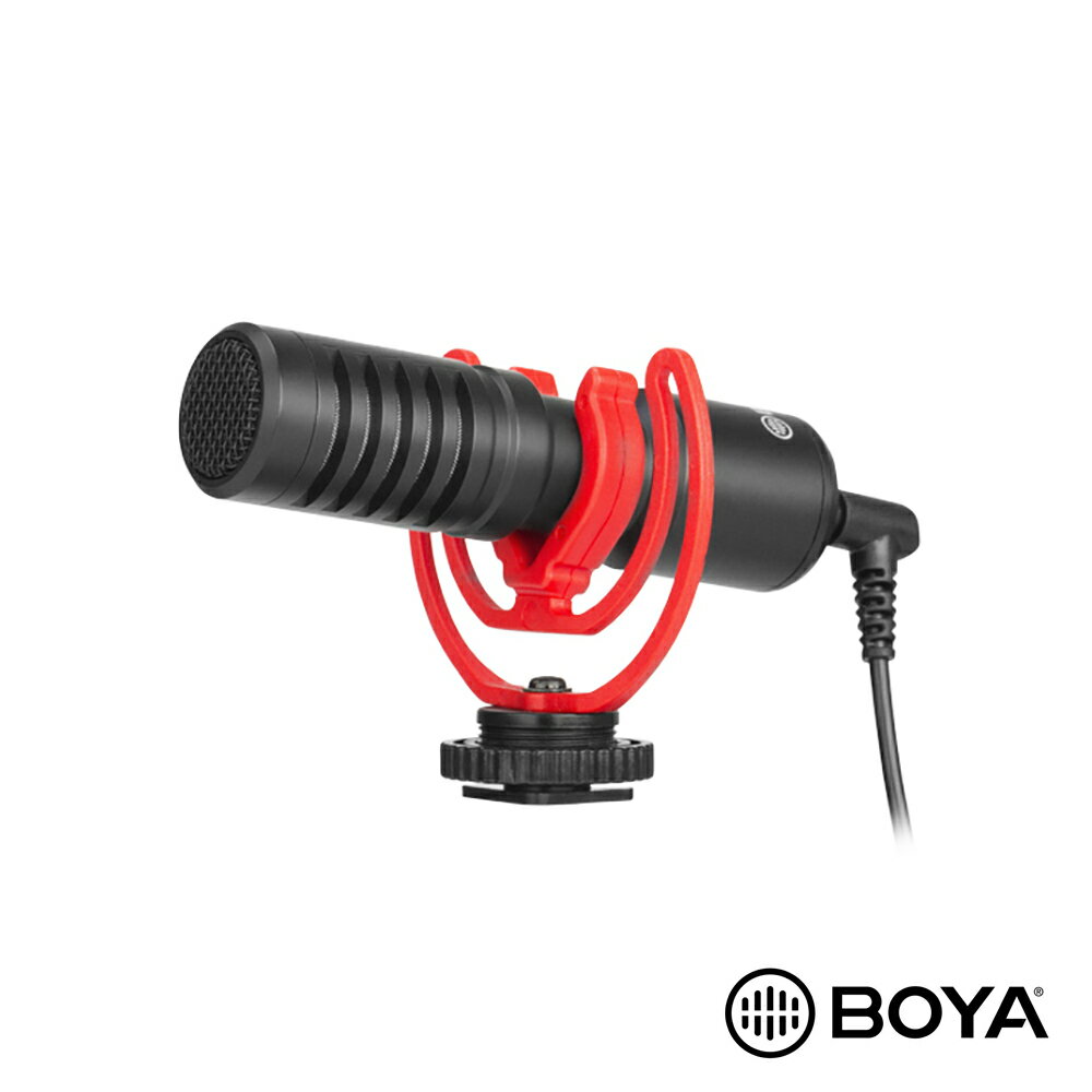 限時★.. 【BOYA】 BY-MM1+ 通用型電容式麥克風 Plus 加大增強版 超心型指向 隨插即用 附減震架+收納袋+兔毛 公司貨 BOYABY-MM1+【夏日限時 全館點數5倍送】