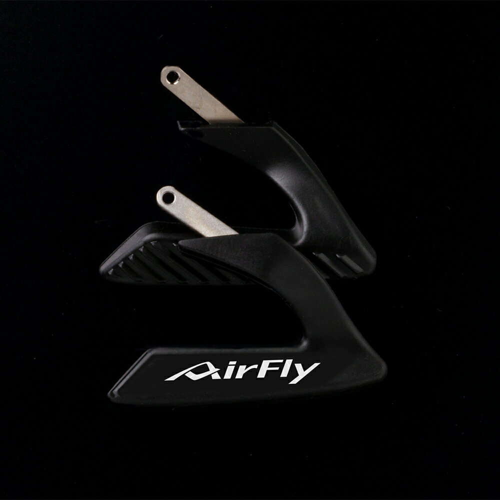 【Airfly】無鼻墊運動眼鏡 客製化配色 專利側托  經典黑  Accumulator Side Pad