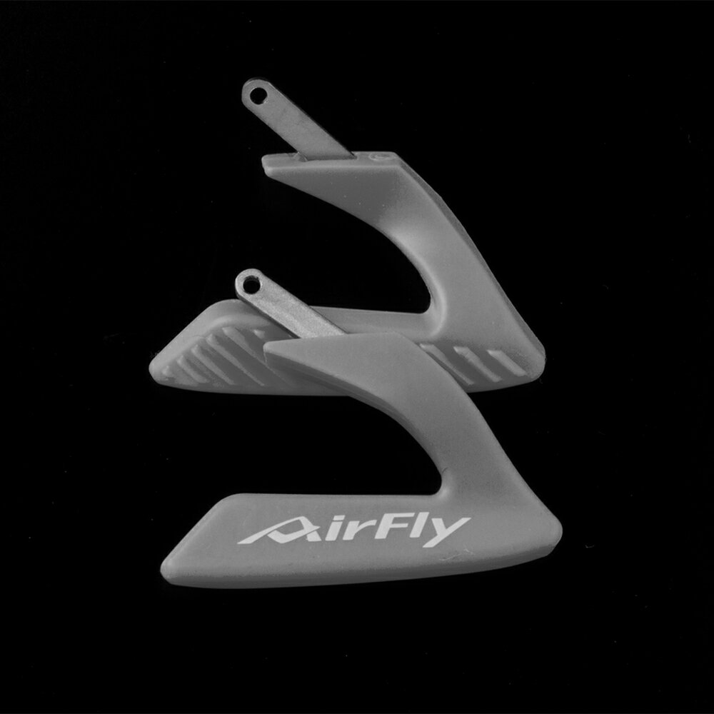 【Airfly】無鼻墊運動眼鏡 客製化配色 專利側托  灰色  Accumulator Side Pad