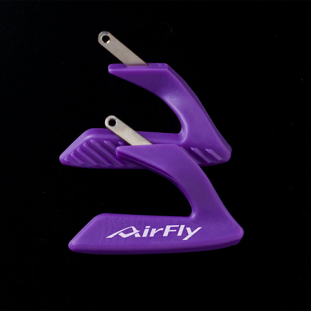 【AirFly】無鼻墊運動眼鏡 客製化配色 專利側托  紫色  Accumulator Side Pad