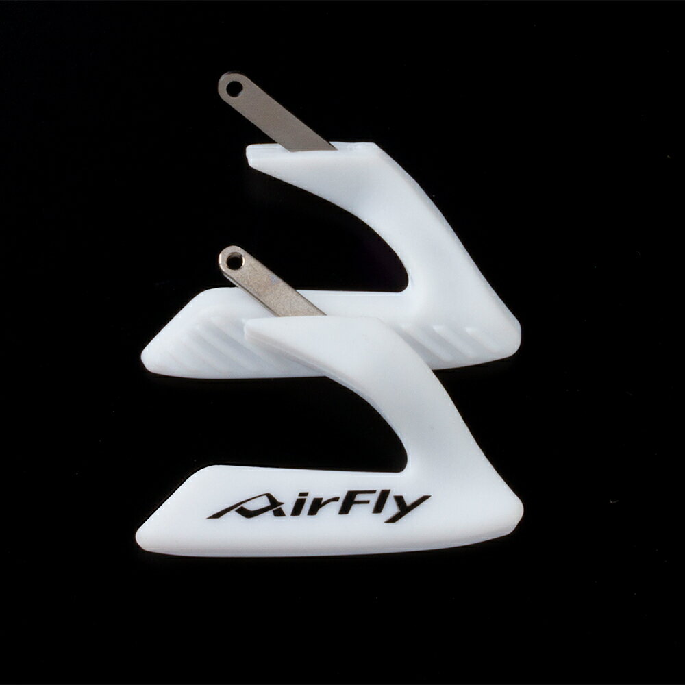 【AirFly】無鼻墊運動眼鏡 客製化配色 專利側托  白色  Accumulator Side Pad