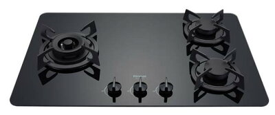 RINNAI林內 檯面式防漏三口玻璃 瓦斯爐(黑玻)/左二右一/左一右二/MB-D3700G(B)/液化 合格瓦斯承裝業 全省免費安裝(離島及偏遠鄉鎮除外)