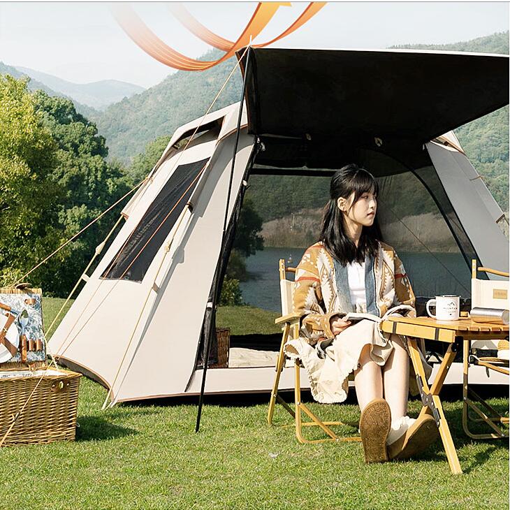 帳篷 戶外 便攜式 折疊 全自動 野餐 野炊 公園 露營野外 防暴雨 防曬