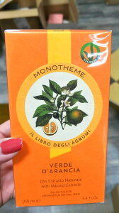 澳洲 代購 義大利 品牌 MONOTHEME 吟遊詩人 VERDE D'ARANCIA 綠橘 女性 淡 香水 100M