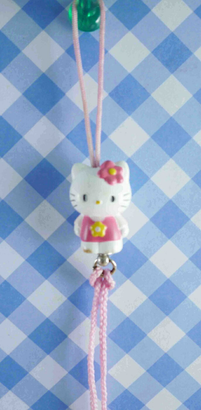 【震撼精品百貨】Hello Kitty 凱蒂貓 KITTY手機提帶-粉方塊 震撼日式精品百貨