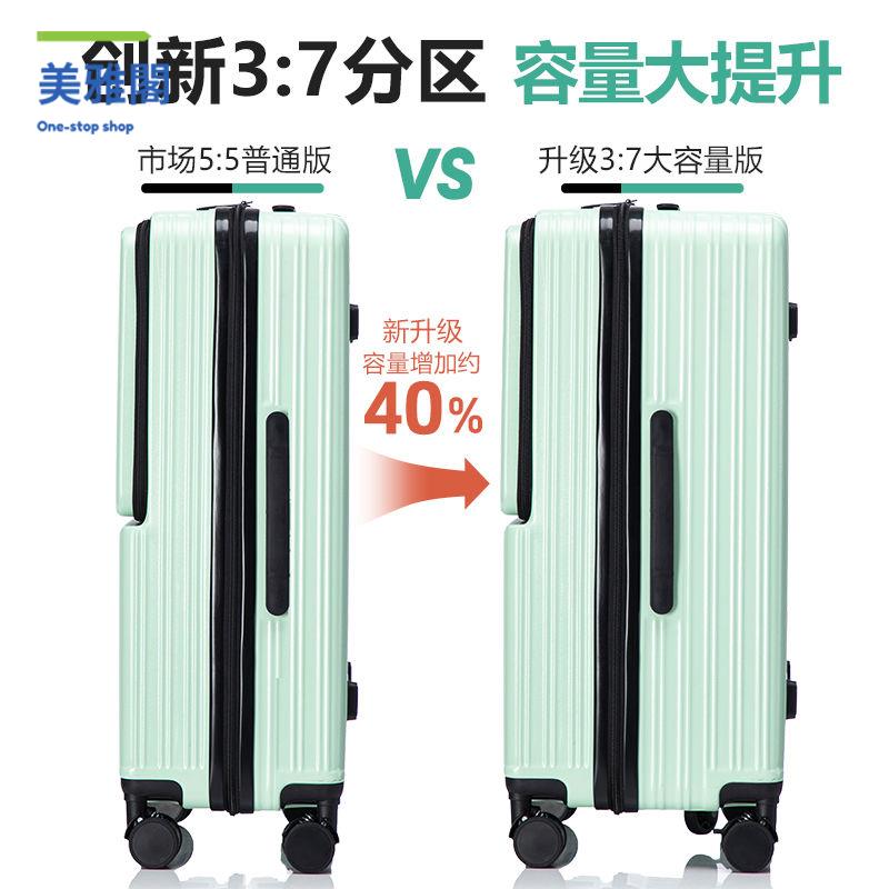 廠家直銷 行李箱 旅行箱 拉桿箱 行李箱大容量拉桿箱2025新款多功能前開口旅行箱28寸防爆密碼箱包 現貨減免 開發票sye
