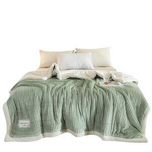 南極人牛奶絨法蘭絨毛毯冬季加厚春秋午睡毯珊瑚絨床上用單人床單