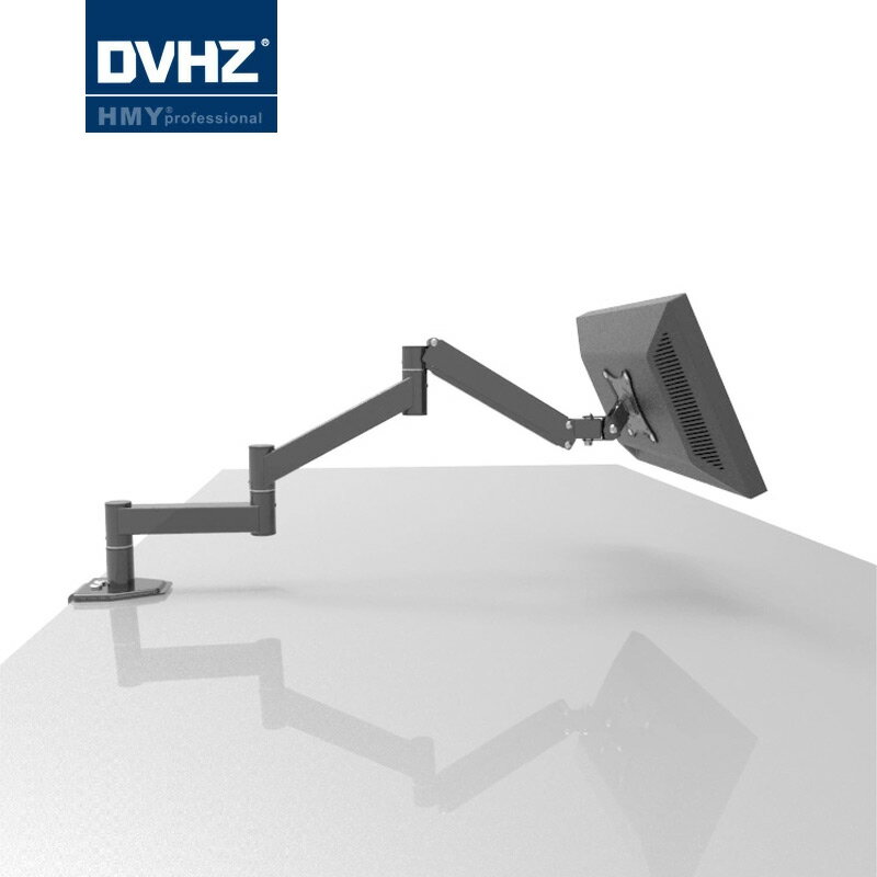 DVHZ電腦顯示器支架桌面萬向顯示屏支架適用17-24寸加長橫臂L135