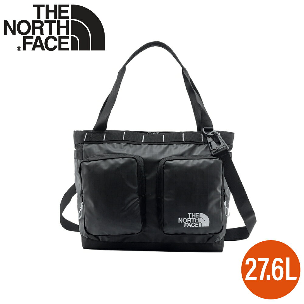 【The North Face 27.6L 單肩提包《黑》】81BM/背提兩用休閒托特包/側揹包/休閒包