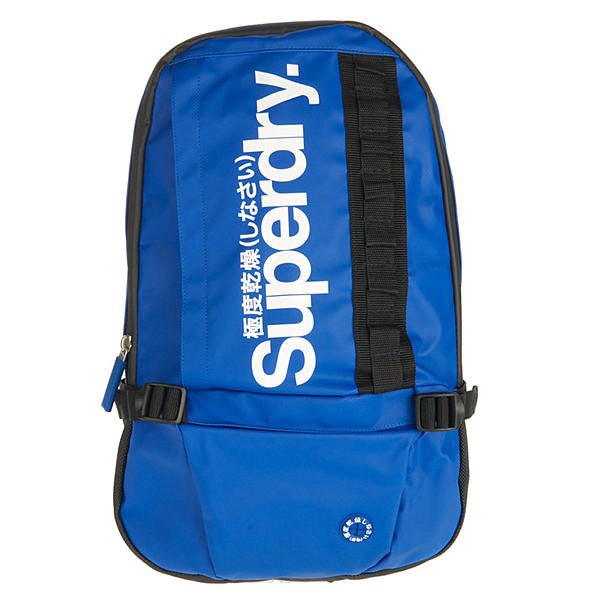 跩狗嚴選 絕版 極度乾燥 Superdry Logo 迷你後背包 靛藍 寶藍 側背 肩背 手提包 休閒背包