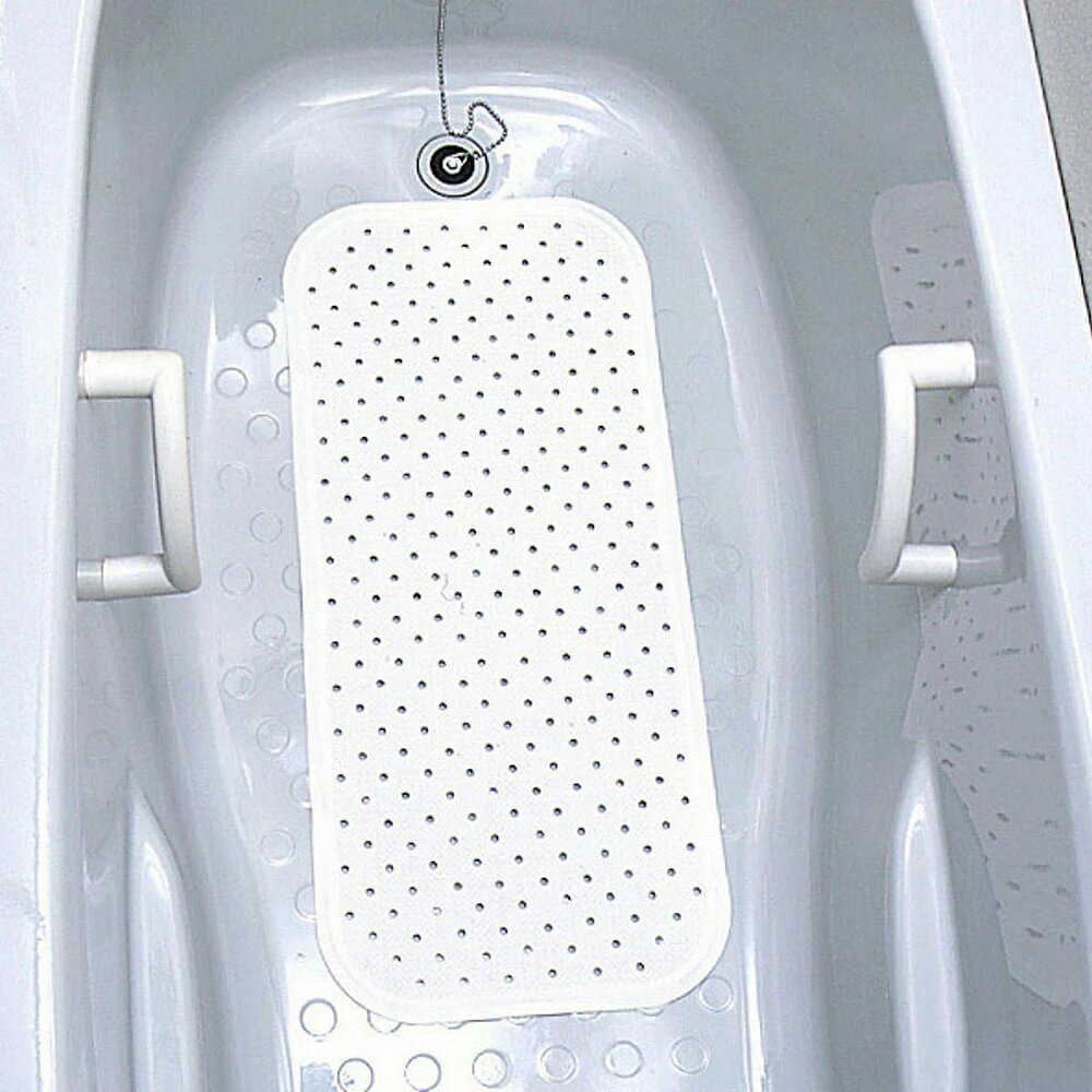 日本waise浴缸專用大片止滑墊(米白色)35x76公分